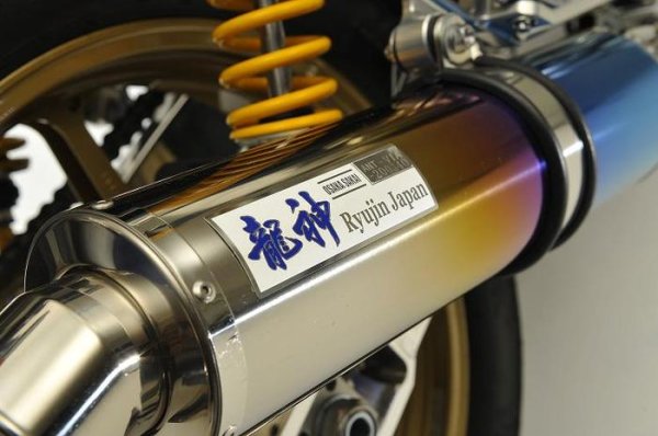 画像3: ＣＢ１１００用　手曲げオールチタンマフラー（ポリッシュタイプ） (3)