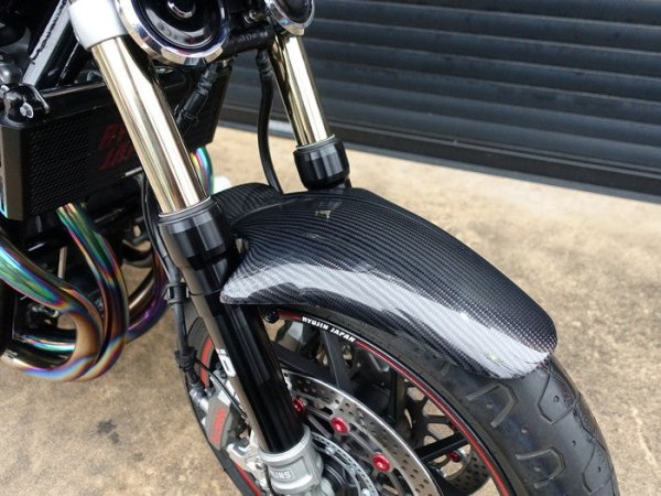 画像6: CB11100RS カーボンエアロフロントフェンダー/ 綾織り (6)