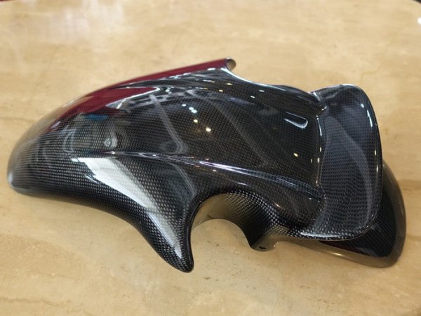 画像5: ＣＢ１１１００ＲＳ　カーボンエアロフロントフェンダー／　平織り (5)