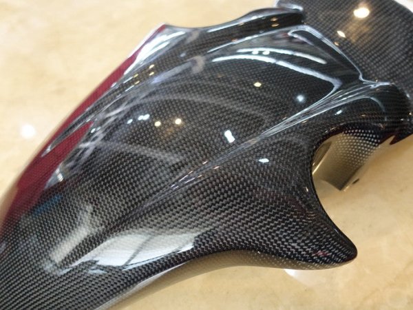 画像3: ＣＢ１１１００ＲＳ　カーボンエアロフロントフェンダー／　平織り (3)