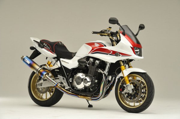 画像3: CB1300SF・SB用 手曲げオールチタンマフラー (3)