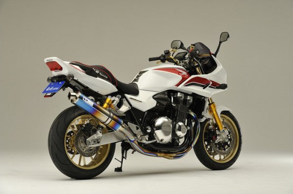画像4: CB1300SF・SB用 手曲げオールチタンマフラー (4)