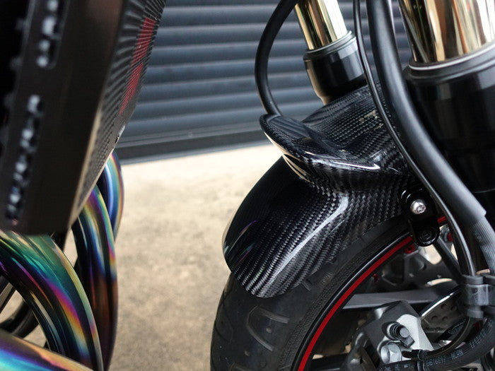 CB11100RS カーボンエアロフロントフェンダー／綾織り｜龍神JAPAN